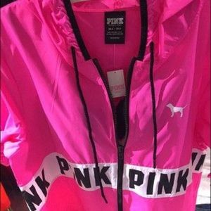Pink windbreaker